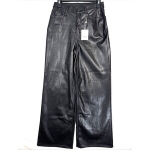 NWT A.N.A Faux Leather High Rise‎ Flare Size 2 High Rise Boot Cut Sexy!!